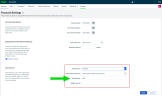 Screenshot of the VAT Details section of the Accounting Dates and VAT page