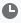 Grey clock icon